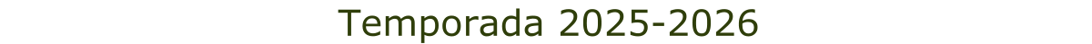 Temporada 2025-2026